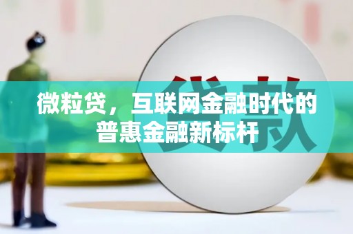 扶风微粒贷，互联网金融时代的普惠金融新标杆