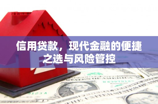 扶风信用贷款，现代金融的便捷之选与风险管控