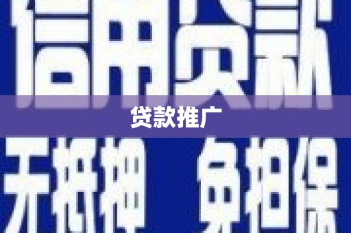 扶风贷款推广