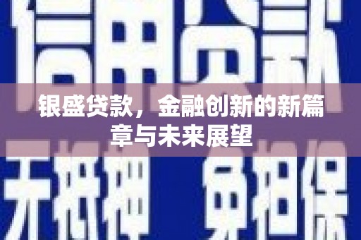 扶风银盛贷款，金融创新的新篇章与未来展望