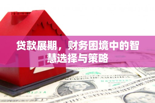 扶风贷款展期，财务困境中的智慧选择与策略