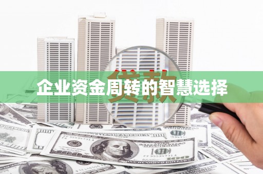 扶风企业资金周转的智慧选择