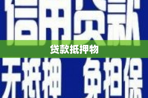 扶风贷款抵押物