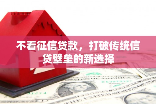 扶风不看征信贷款，打破传统信贷壁垒的新选择