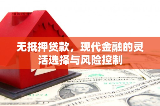 扶风无抵押贷款，现代金融的灵活选择与风险控制
