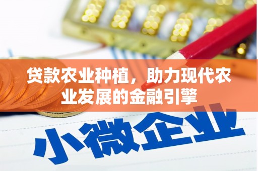 扶风贷款农业种植，助力现代农业发展的金融引擎
