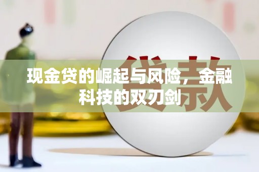 扶风现金贷的崛起与风险，金融科技的双刃剑