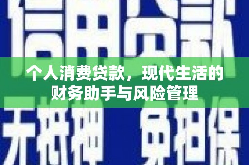 扶风个人消费贷款，现代生活的财务助手与风险管理