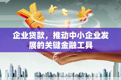 扶风企业贷款，推动中小企业发展的关键金融工具