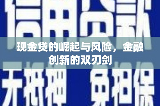 扶风现金贷的崛起与风险，金融创新的双刃剑