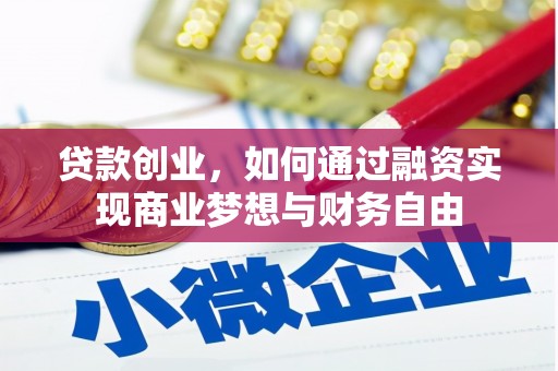 扶风贷款创业，如何通过融资实现商业梦想与财务自由