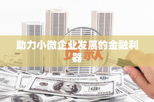 扶风助力小微企业发展的金融利器