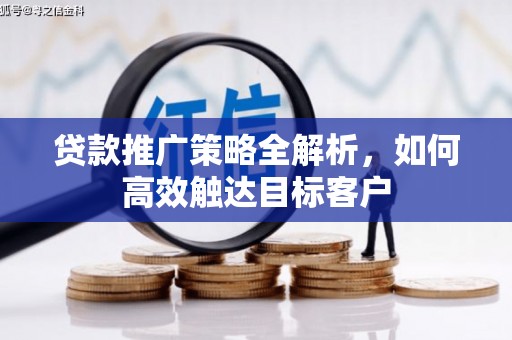 扶风贷款推广策略全解析，如何高效触达目标客户