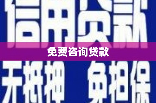 扶风免费咨询贷款