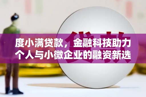 扶风度小满贷款，金融科技助力个人与小微企业的融资新选择