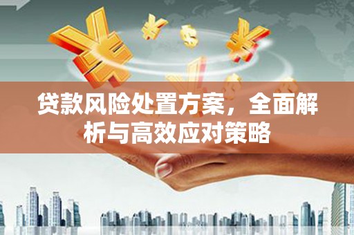 扶风贷款风险处置方案，全面解析与高效应对策略