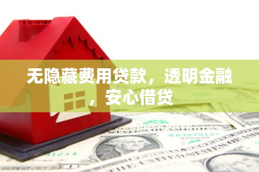 扶风无隐藏费用贷款，透明金融，安心借贷
