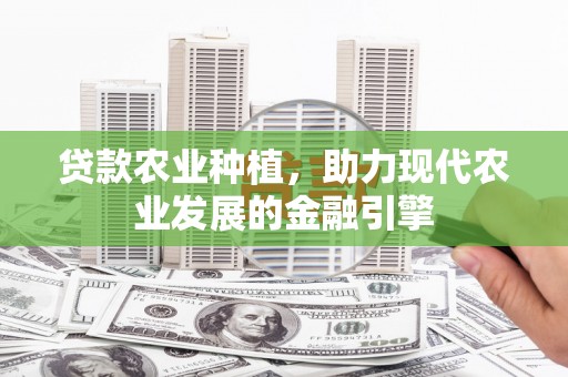 扶风贷款农业种植，助力现代农业发展的金融引擎