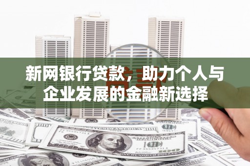 扶风新网银行贷款，助力个人与企业发展的金融新选择