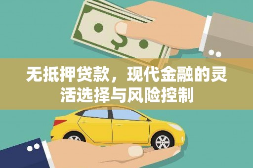 扶风无抵押贷款，现代金融的灵活选择与风险控制