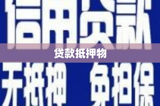 扶风贷款抵押物