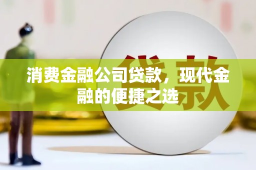 扶风消费金融公司贷款，现代金融的便捷之选