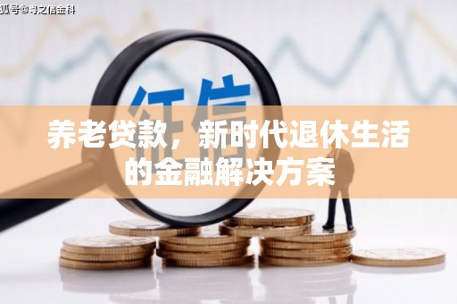 扶风养老贷款，新时代退休生活的金融解决方案