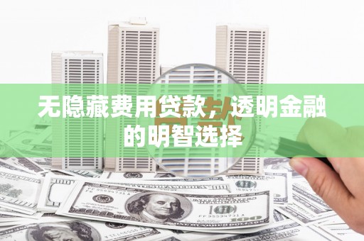 扶风无隐藏费用贷款，透明金融的明智选择