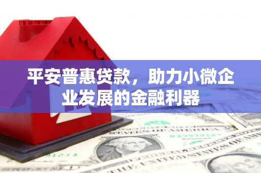 扶风平安普惠贷款，助力小微企业发展的金融利器