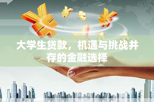 扶风大学生贷款，机遇与挑战并存的金融选择