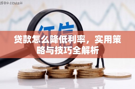 扶风贷款怎么降低利率，实用策略与技巧全解析