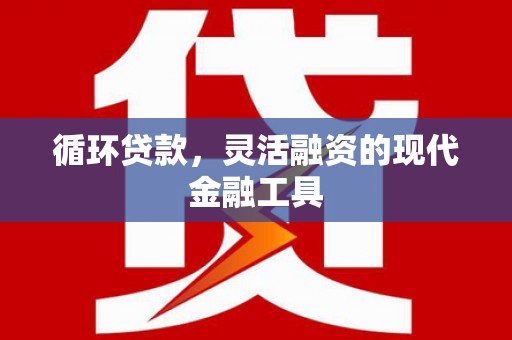 扶风循环贷款，灵活融资的现代金融工具