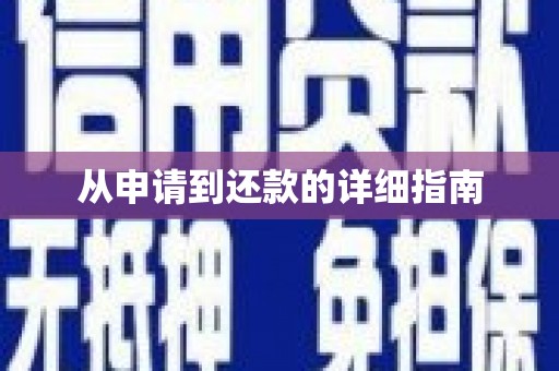 扶风从申请到还款的详细指南