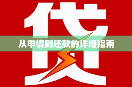 扶风从申请到还款的详细指南