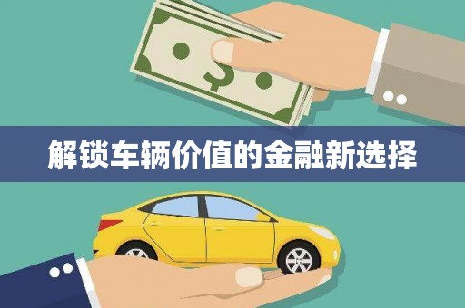 扶风解锁车辆价值的金融新选择