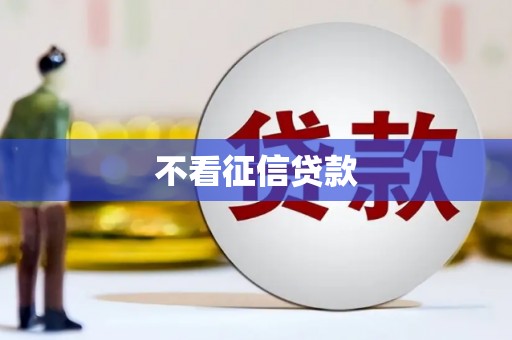 扶风不看征信贷款