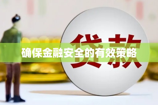 扶风确保金融安全的有效策略