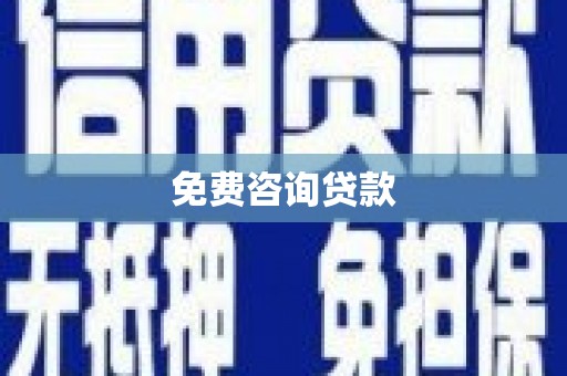 扶风免费咨询贷款