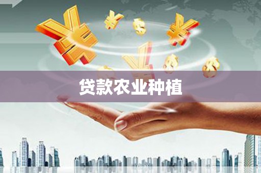 扶风贷款农业种植