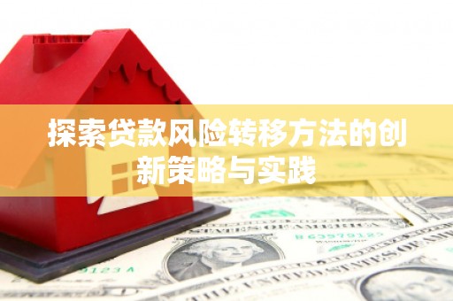 扶风探索贷款风险转移方法的创新策略与实践
